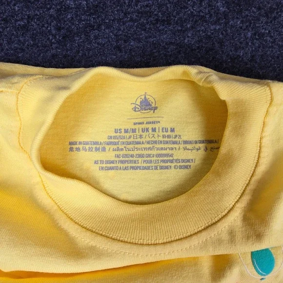 NWT Disney Disneyland Resort Play in Parks Yellow Spirit Jersey Size M - Picture 4 of 12